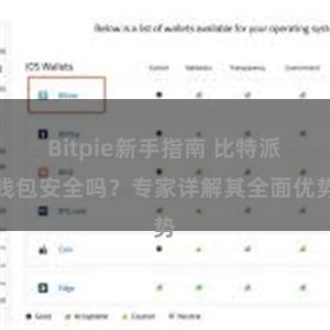 Bitpie新手指南 比特派钱包安全吗？专家详解其全面优势