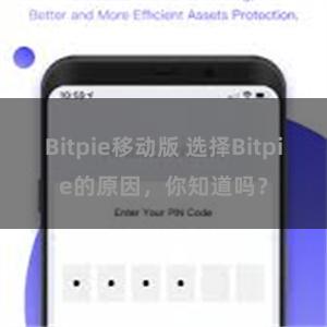 Bitpie移动版 选择Bitpie的原因，你知道吗？