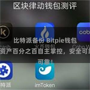 比特派备份 Bitpie钱包：资产百分之百自主掌控，安全可靠！