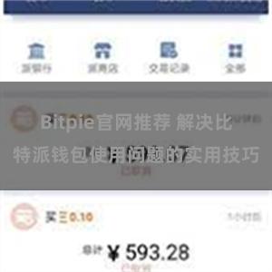 Bitpie官网推荐 解决比特派钱包使用问题的实用技巧