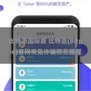 比特派国际版 比特派(Bitpie)官网常见诈骗防范提醒