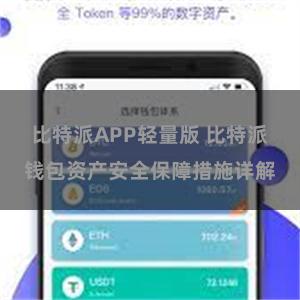 比特派APP轻量版 比特派钱包资产安全保障措施详解