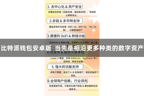 比特派钱包安卓版  当先是相沿更多种类的数字资产